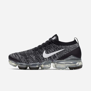 Pantofi Casual Nike Air VaporMax Flyknit 3 Dama Negrii Metal Argintii Albi | WYNX-20745